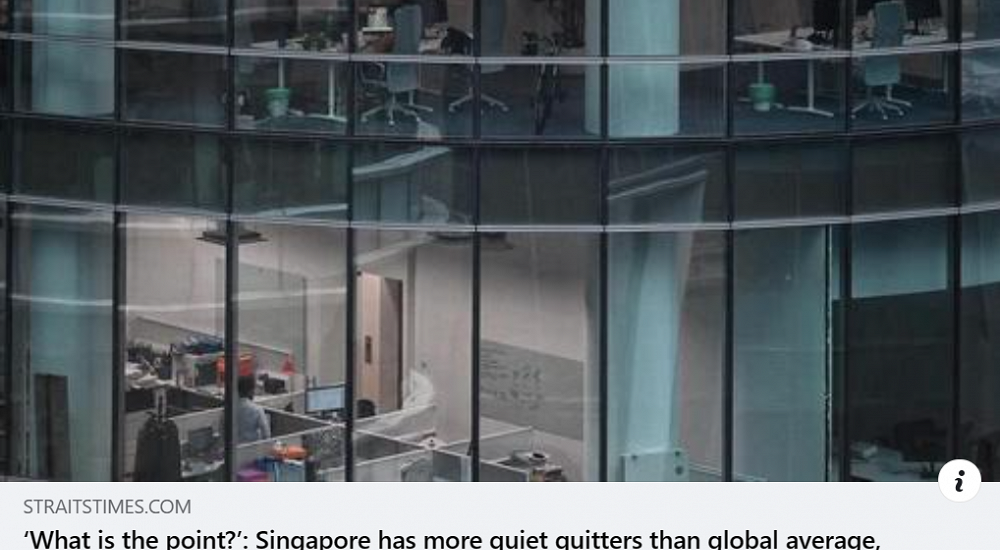 Article Interview with The Straits Times on